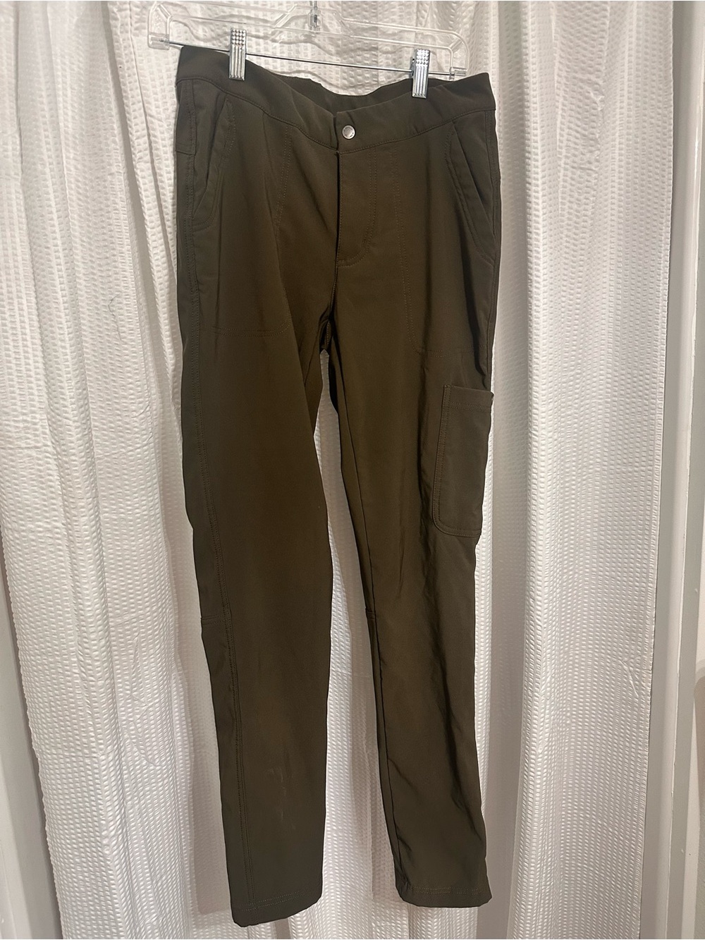 Columbia Women's Olive Green Straight-Leg Outdoor Pants - Picture 2 of 4